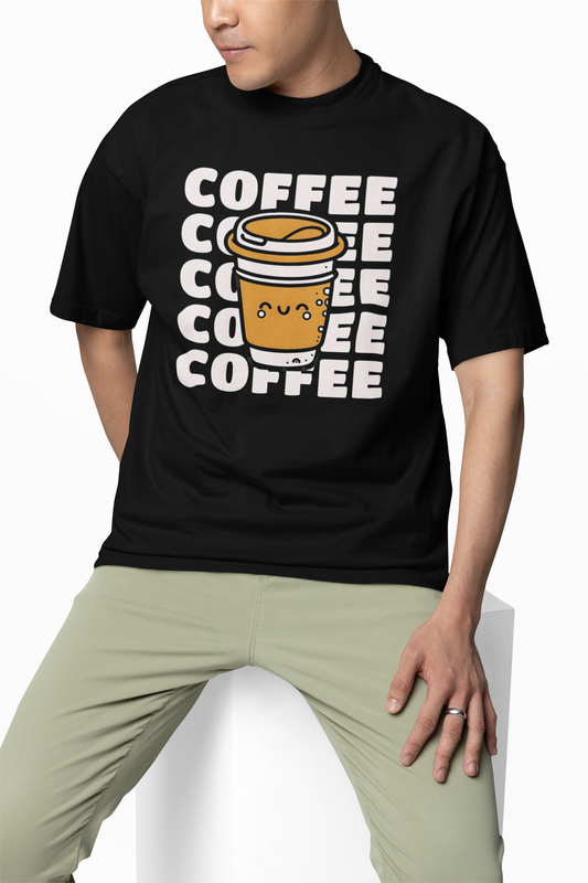 Coffee Cup Oversized T-Shirts