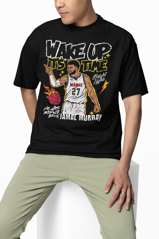 Time For Match Oversized T-Shirt Sporty Streetwear Graphic Tee