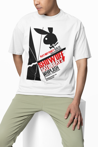 Playboy Party Oversized T-Shirt – Bold Streetwear Graphic