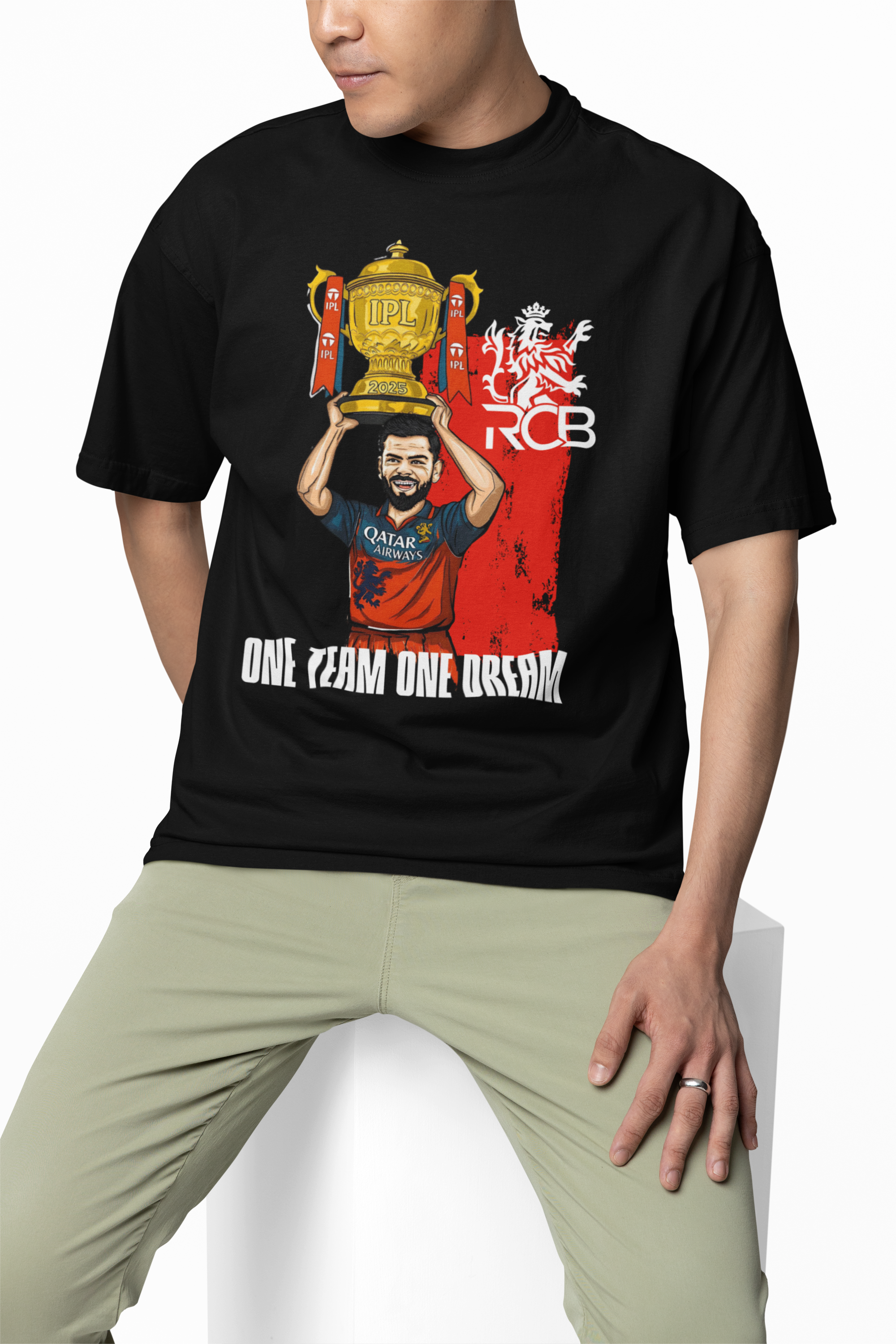 One Team One Dream Oversized T-Shirt