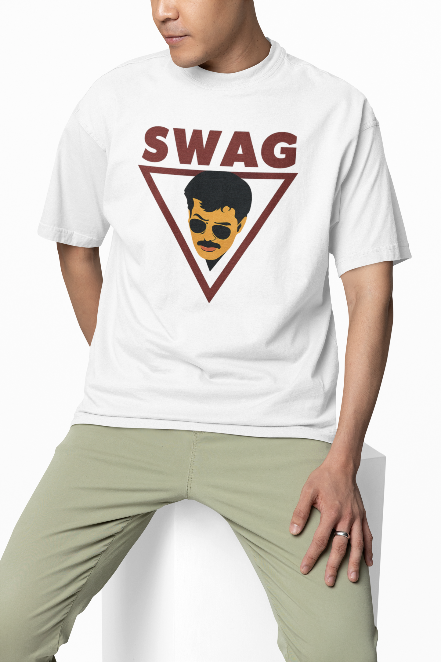 Kunjchan Swag Oversized T-Shirts Stylish Casual Graphic Wear