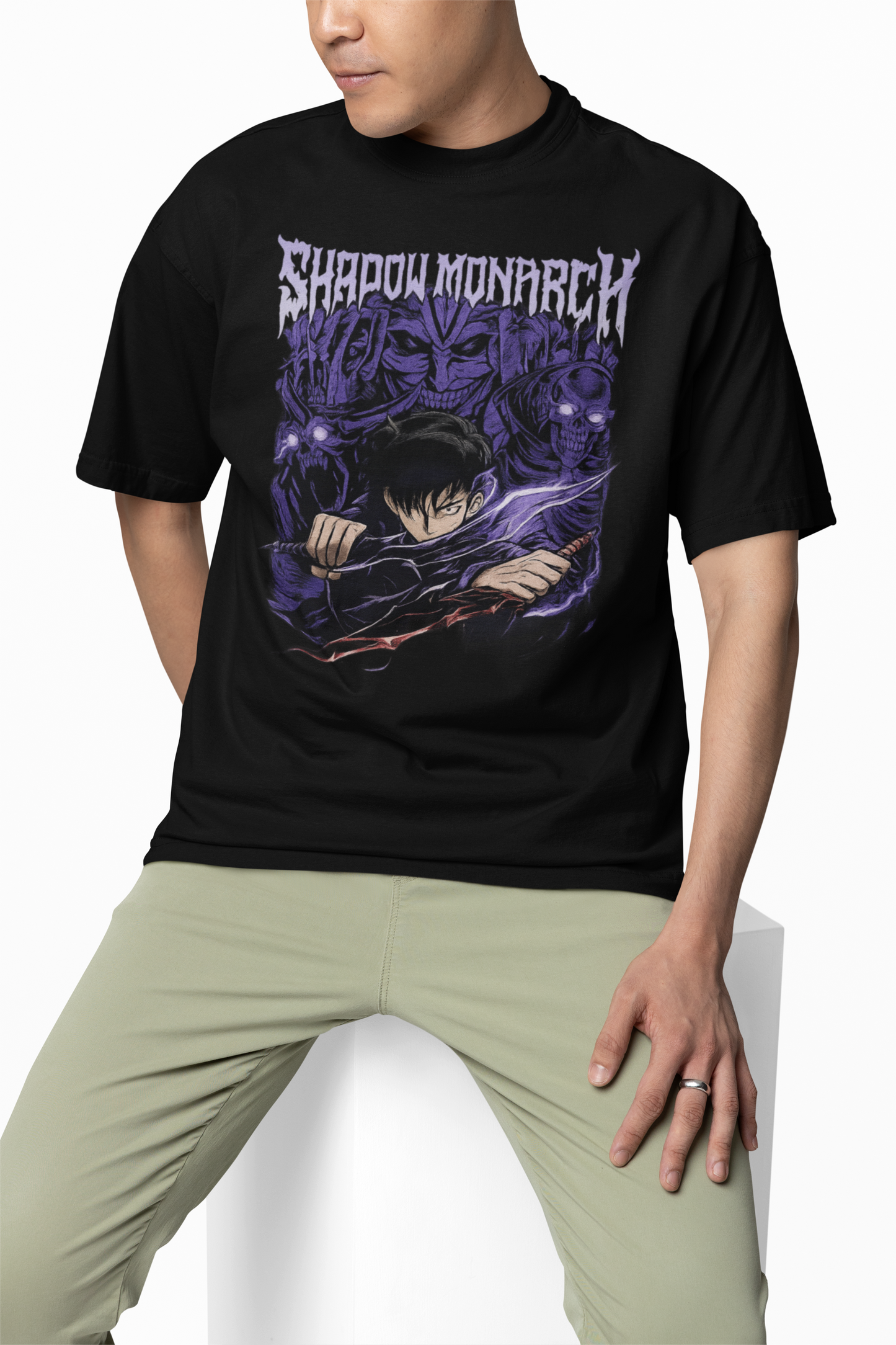 Shadow Monarch Oversized T-Shirts