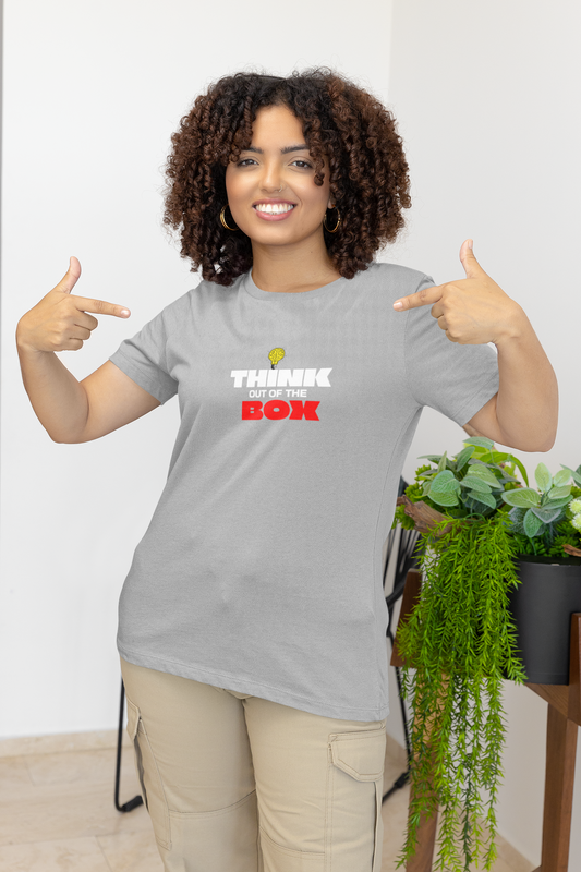 Think Box Half Sleeve Round Neck T-Shirt for Everyday Wear