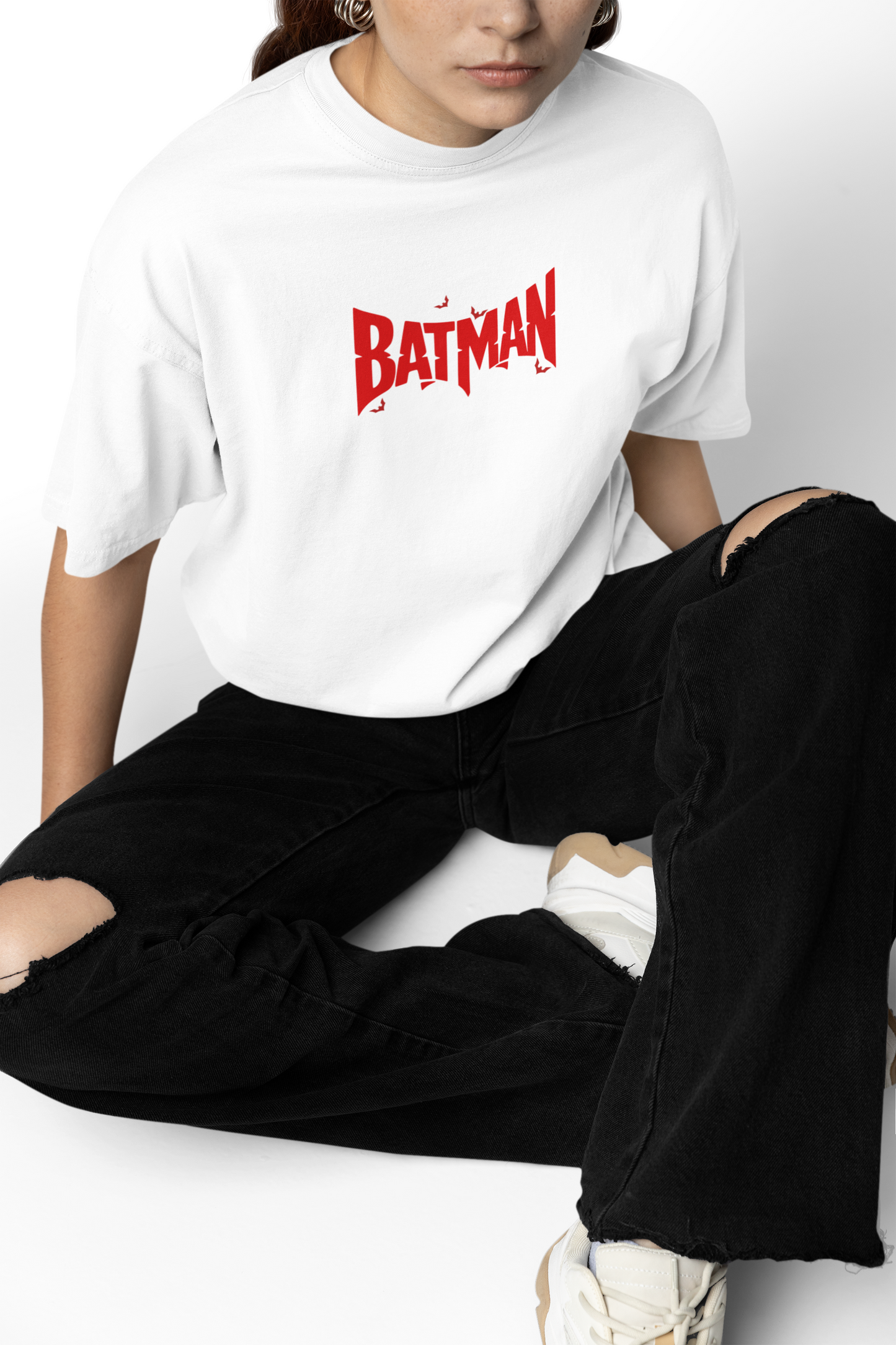 Moon Bat Oversized T-Shirt – Bold & Comfortable Streetwear