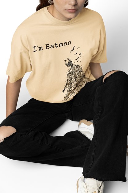 I'M Batman Oversized T-Shirt – Perfect for Superhero Fans