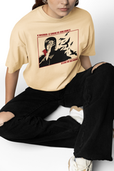 Crow Coded Menace Oversized T-Shirt