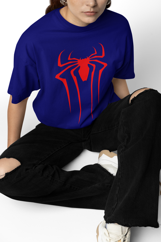 Scarlet Emblem Spider-Man Oversized T-Shirt Bold Marvel