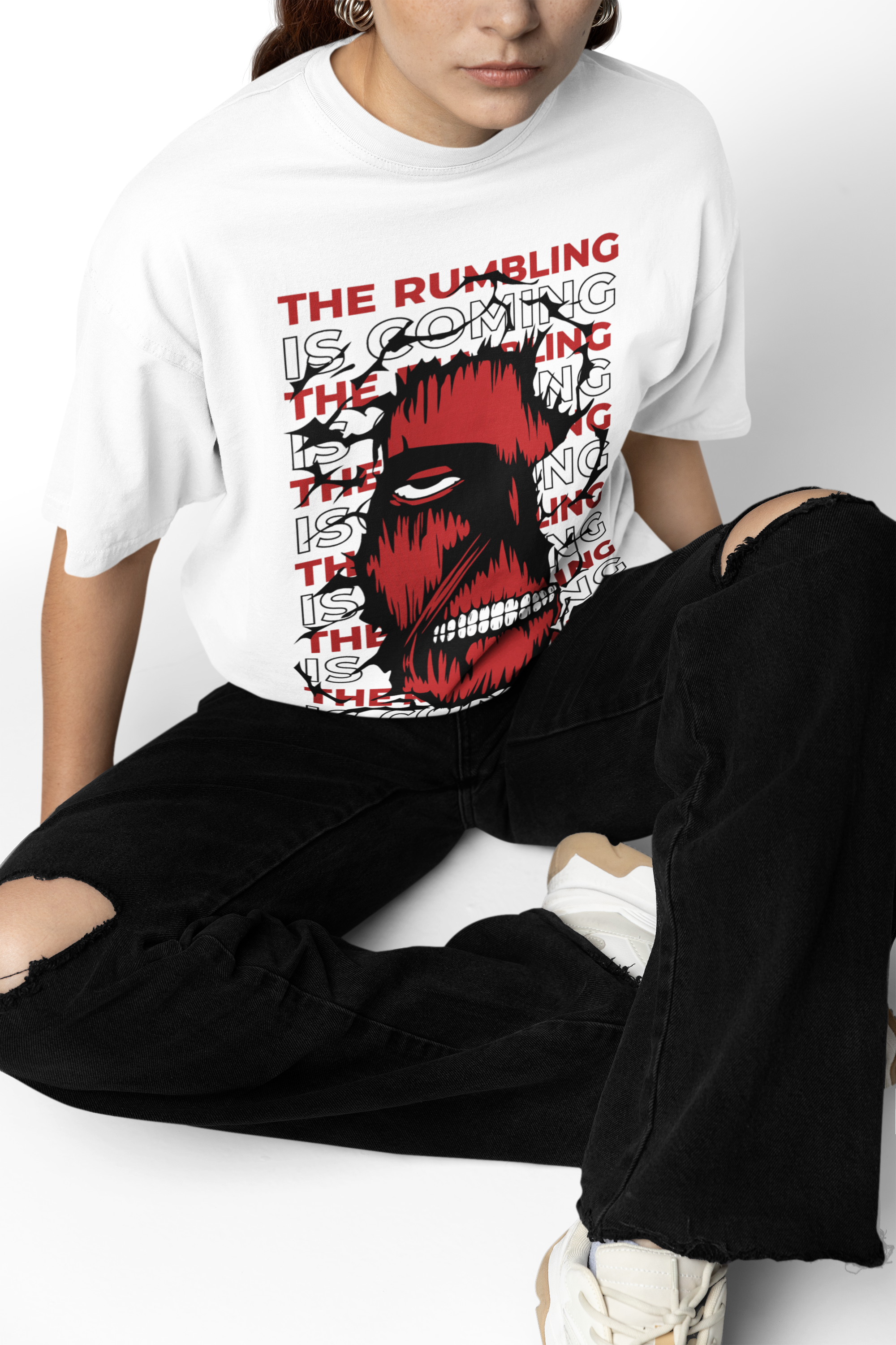 Rumbling Oversized T-Shirts