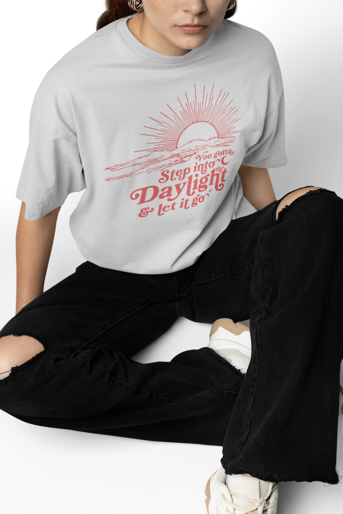 Let It Go Oversized T-Shirt-Trendy Streetwear for Men & Women