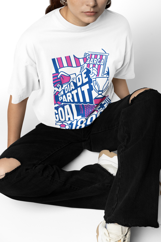 Barca Goal Oversized T-Shirts