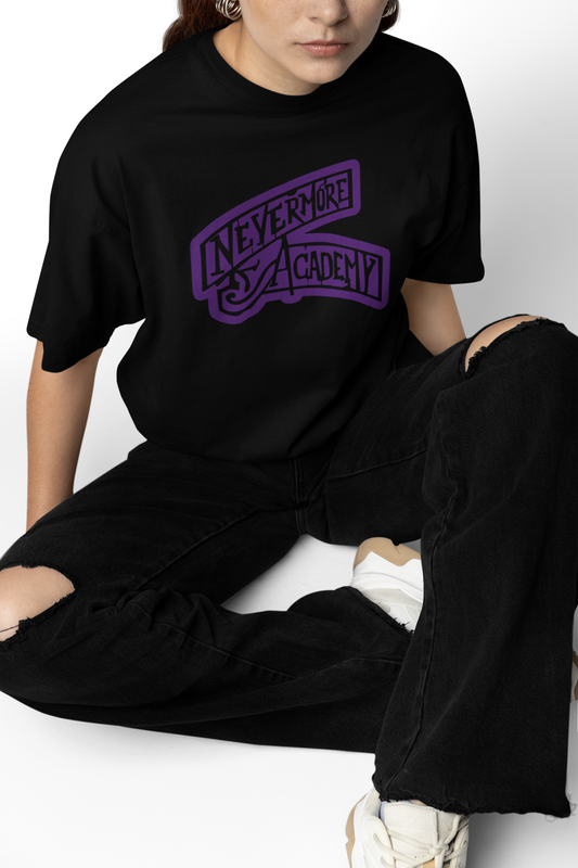 Nevermore Oversized T-Shirt Unisex Streetwear Tee Style