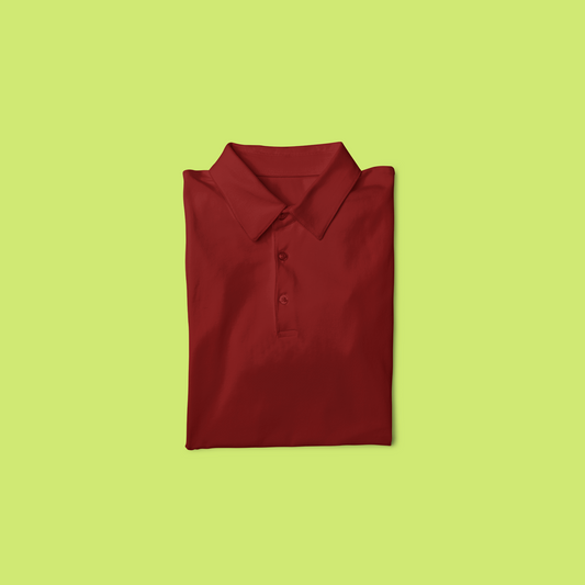 Bulk Unisex Maroon Polo T-shirts