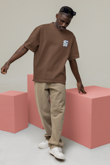 Good Day Unisex Brown Oversized T-Shirt