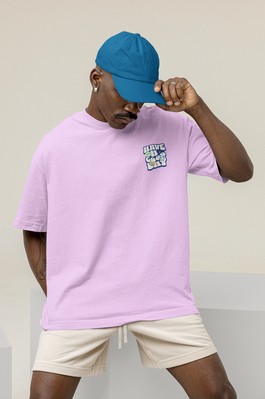 Good Day Unisex Lavender Oversized T-Shirt Stylish Streetwear