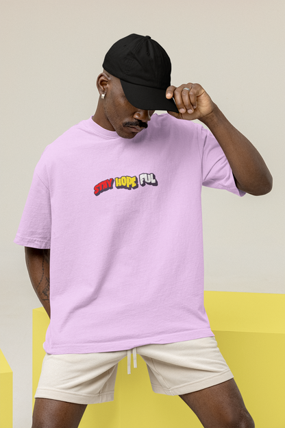 Hopeful Unisex Lavender Oversized T-Shirt | Comfortable & Stylish