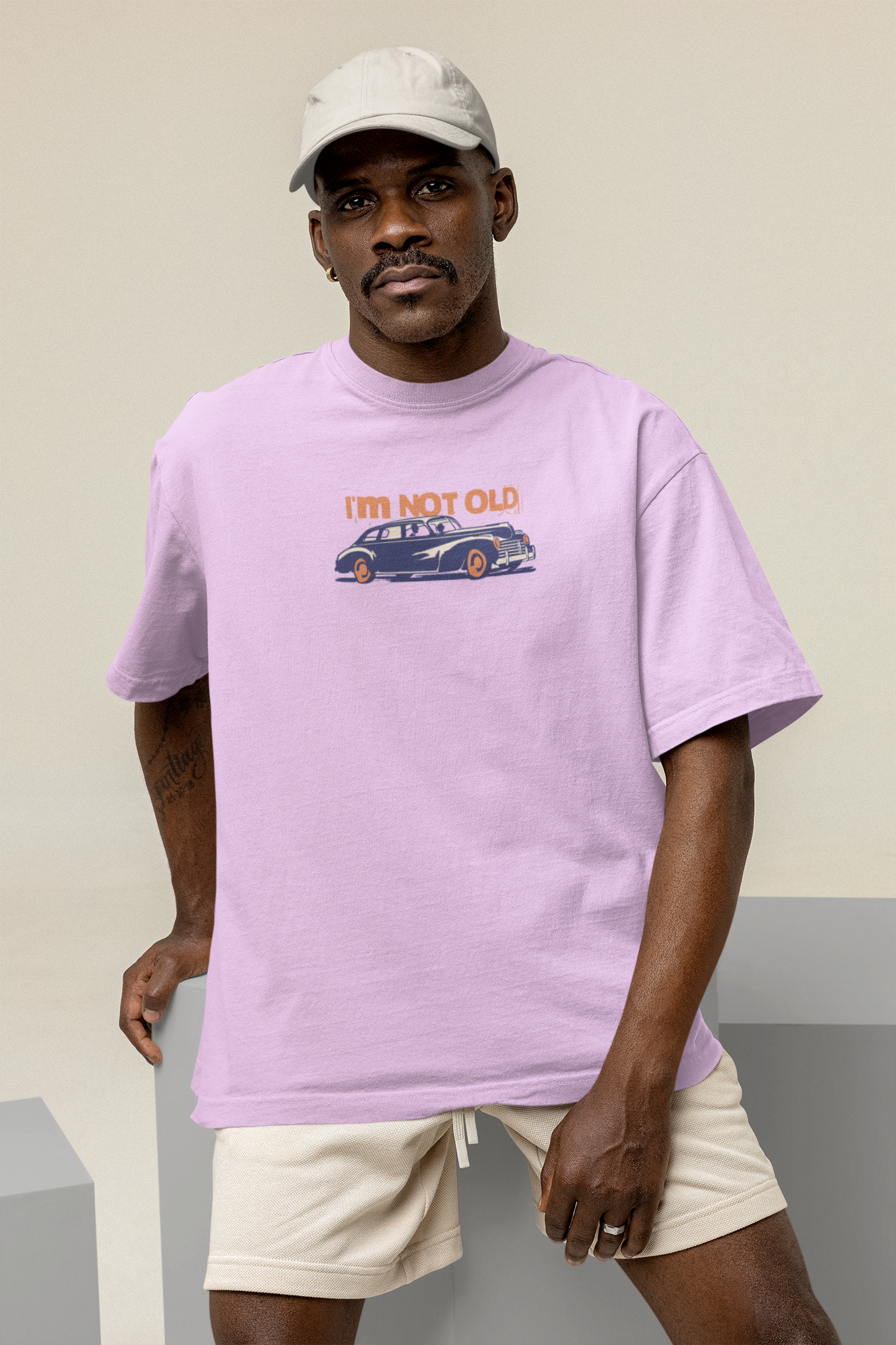 Old & classic oversized t-shirt - s