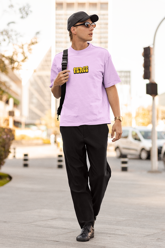 State of mind unisex lavender oversized t-shirt