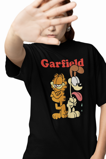 Garfield Cartoon Oversized T-Shirts – Stylish Graphic Tee