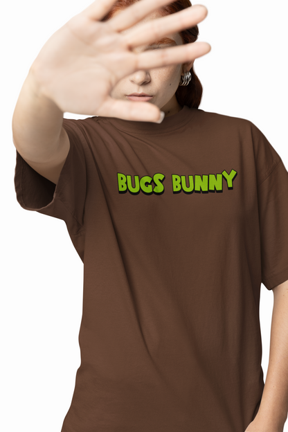 Bunny Bugs Cartoon Oversized T Shirt Fun Anime Graphic Tee