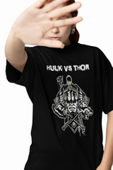 Hulk Vs Thor Oversized T-Shirts