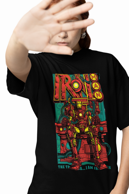 The Iron Man Oversized T-Shirts for Bold Casual Streetwear