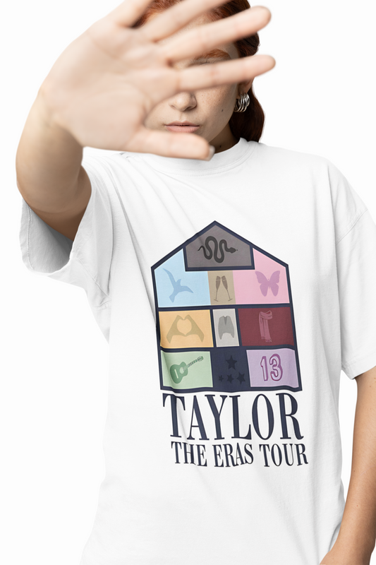 Taylor The Eras Tour Oversized T-Shirt Fan Streetwear Style