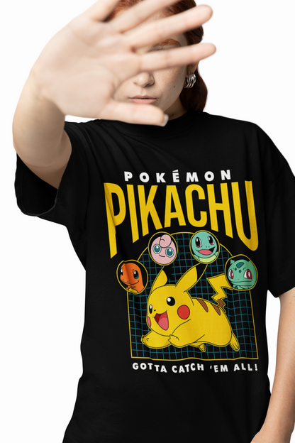 Gotta Catch Oversized T-Shirts – Anime Inspired Streetwear
