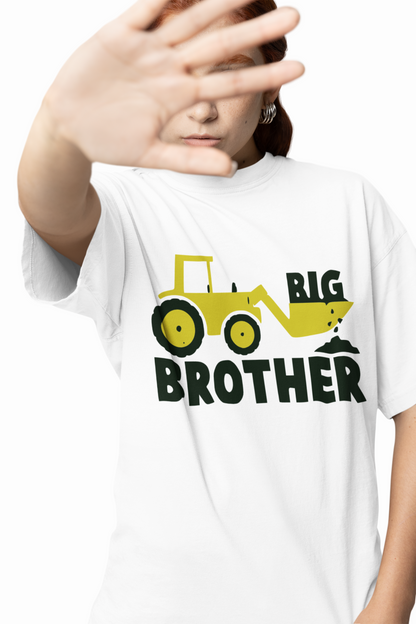 Big Brother JCB Oversized T-Shirt Fun Casual Graphic Tee