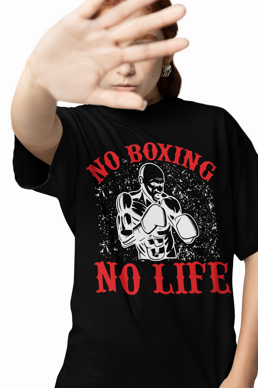 No Boxing Oversized T-Shirts