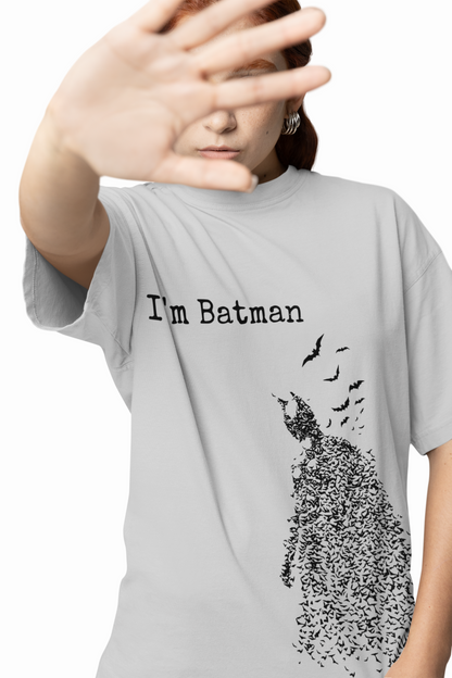 I'M Batman Oversized T-Shirt – Perfect for Superhero Fans
