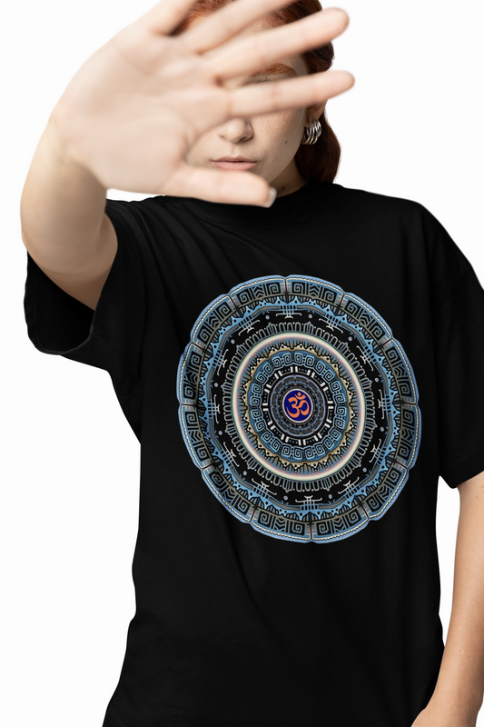 Aum Mandala  Art Oversized T-Shirts