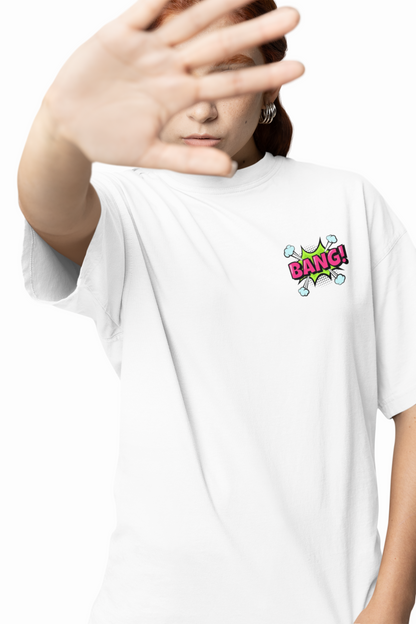 Taz Bang Oversized T-Shirt Fun Cartoon Streetwear Style Tee