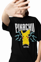 Electric Pikachu Oversized T-Shirts
