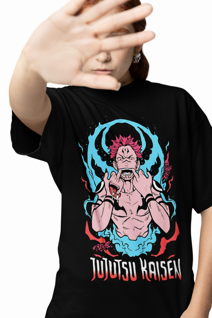 Jujutsu Oversized T-Shirts – Anime Graphic Streetwear