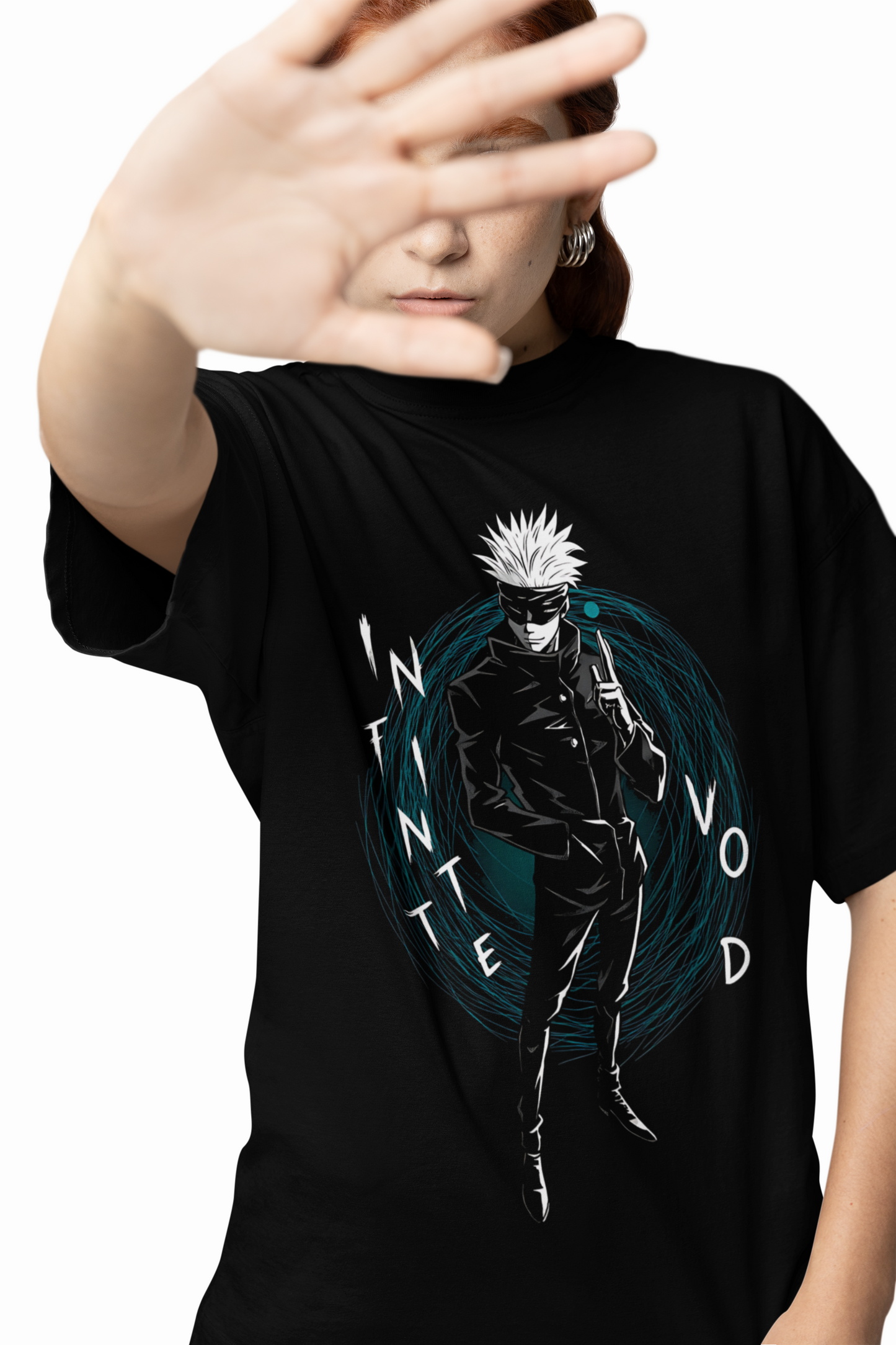 Unlimited Void Oversized T-Shirts for Anime Streetwear Styles