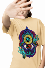 Mystical Hamsa Oversized T-Shirts