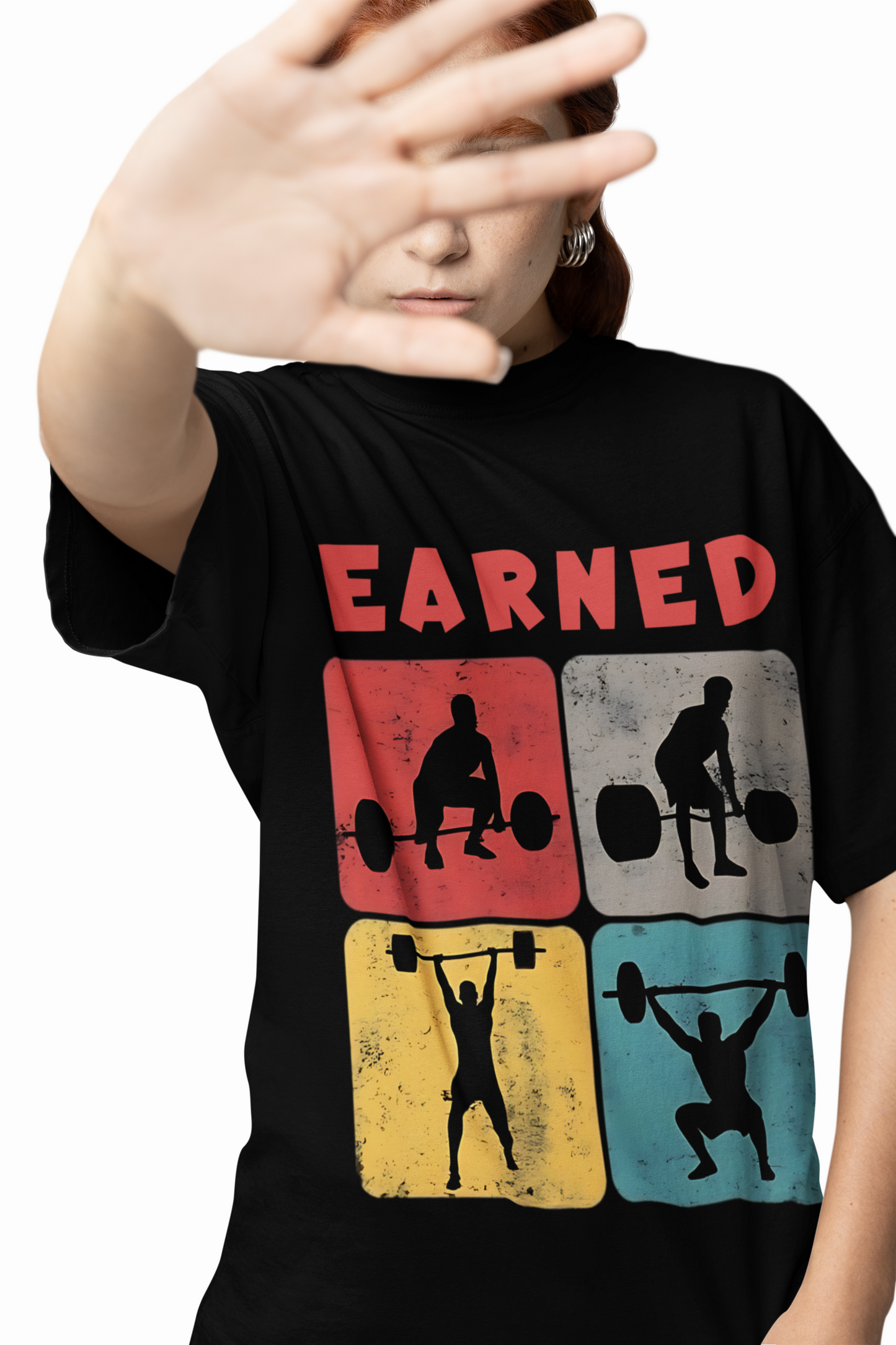 Earned Gym Oversized T-Shirts – Motivational Fitness Wear