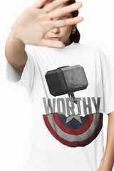 Worthy Shield Oversized T-Shirts