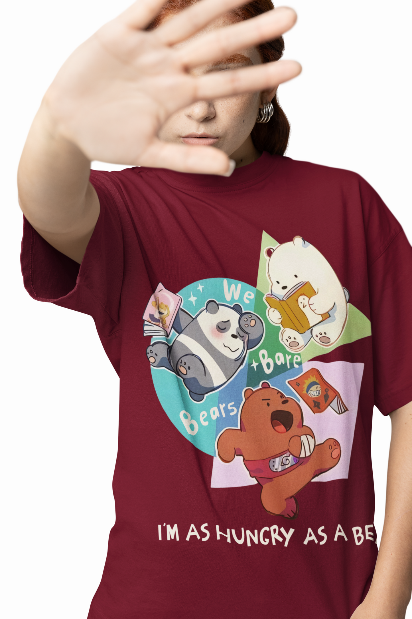 Hungry Bare Oversized T-Shirt Bold Streetwear Style
