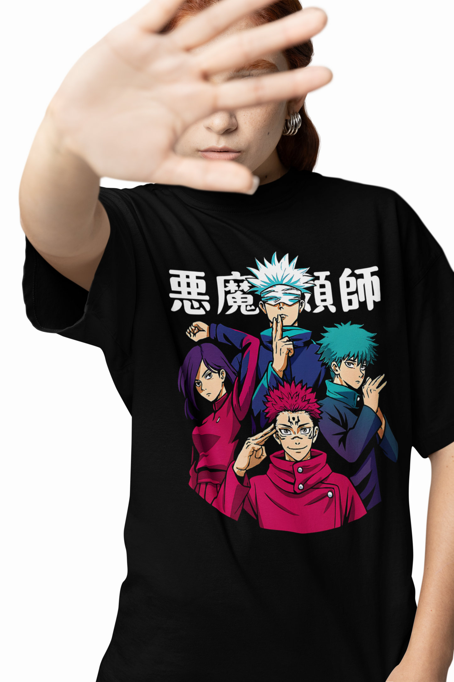 Jujutsu Kaisen Oversized T-Shirts – Anime Streetwear Style