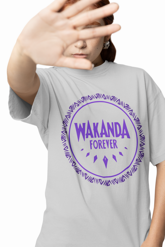 Wakanda Forever Oversized T-Shirts