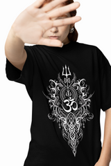 Om Mandala  Art Oversized T-Shirts