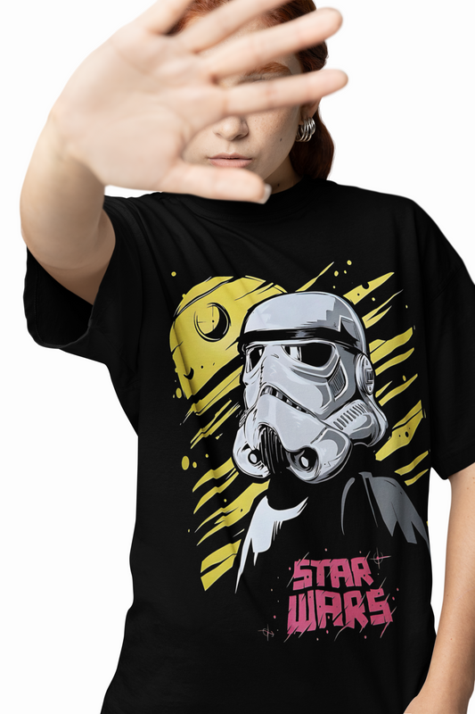 Stormtrooper Oversized T-Shirt Sci-Fi Streetwear Casual Tee