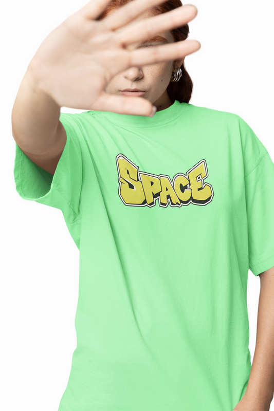 Space Garfield Oversized T-Shirts