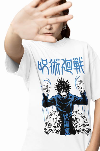 Megumi Fushiguro Oversized T-Shirts – Anime Streetwear