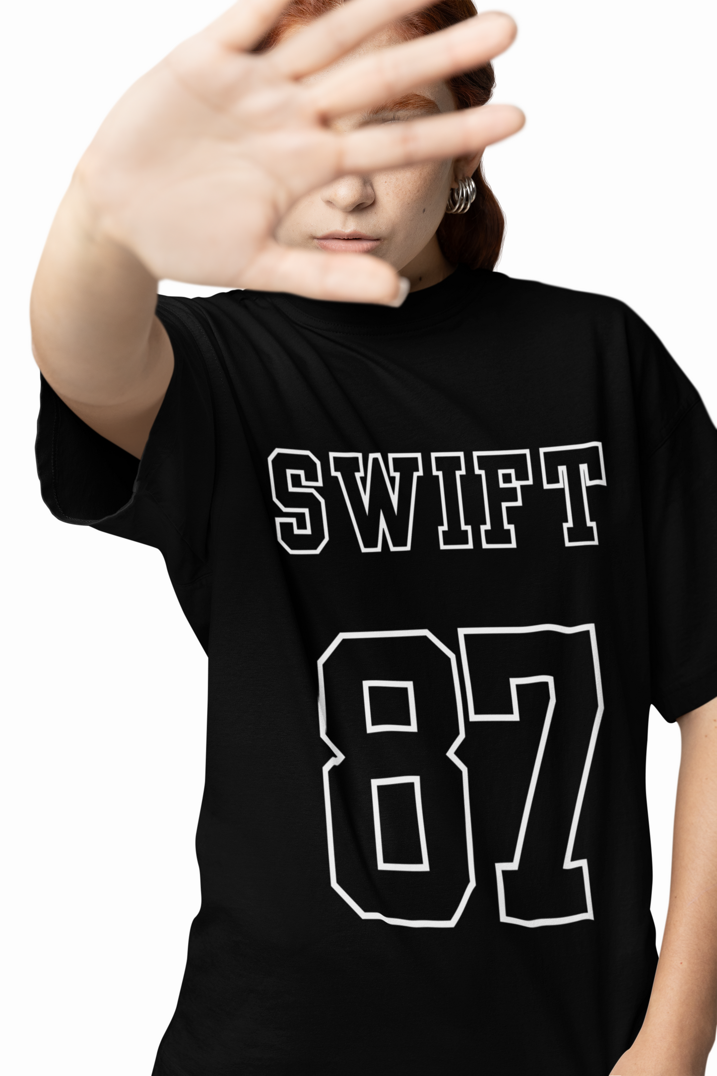 Taylor Swift's 87 Graphic Oversized T-Shirt Fans Style Tees