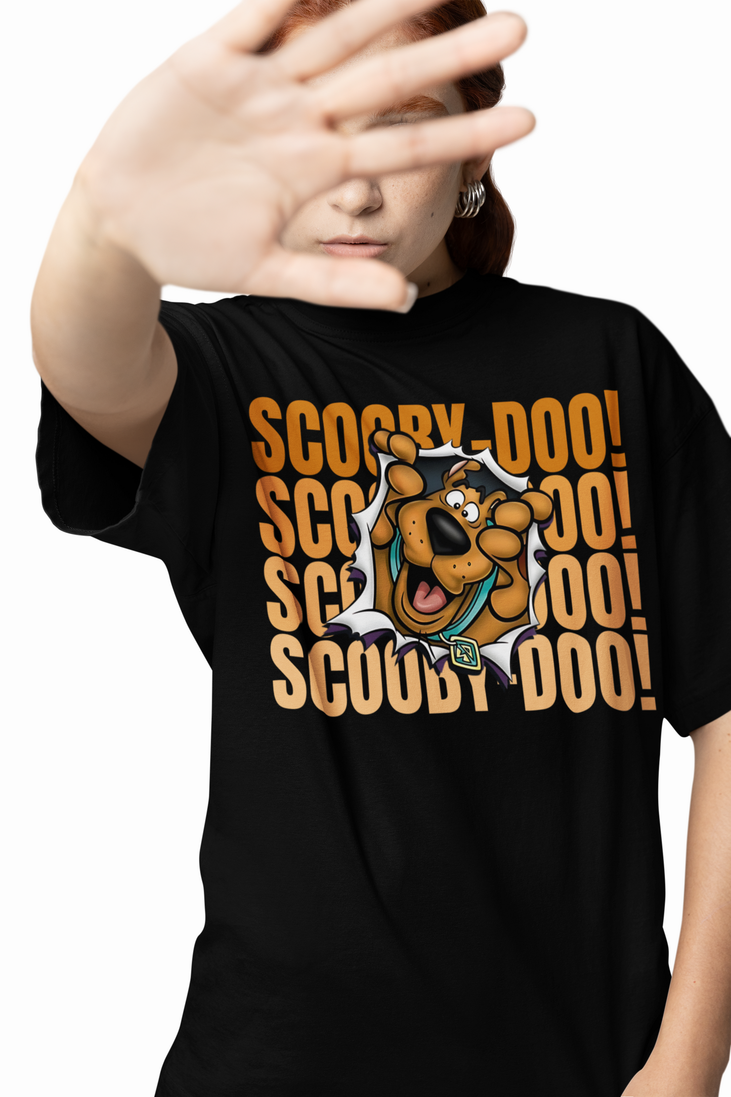 Scooby Doo Cartoon Oversized T-Shirt Trendy Cartoon Streetwear