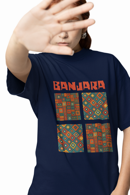 Threads of Banjara Oversized T-Shirt