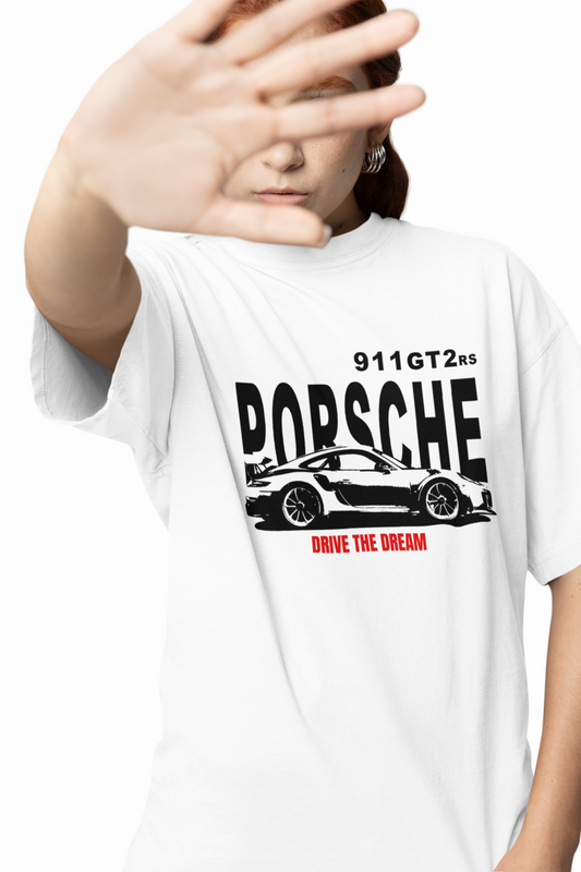 Porsche Drive The Dream Oversized T-Shirt