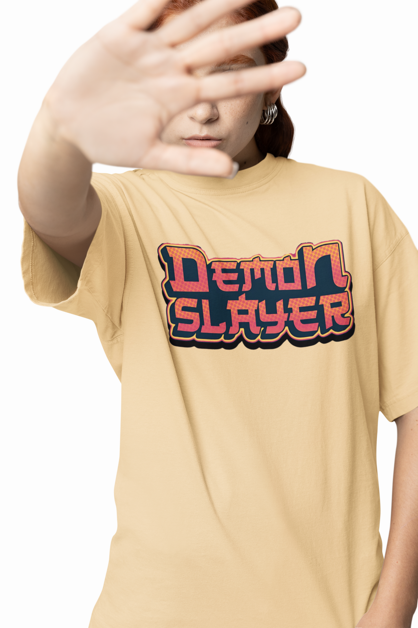 Tanijro Friends Oversized T-Shirts Anime Streetwear Designs